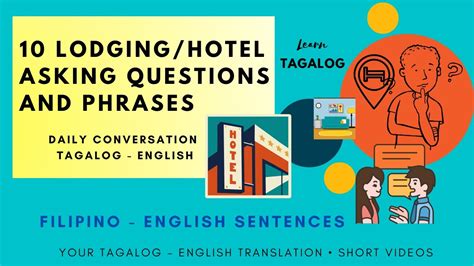 lodging tagalog